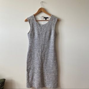 Banana Republic Grey Knitted Office Dress